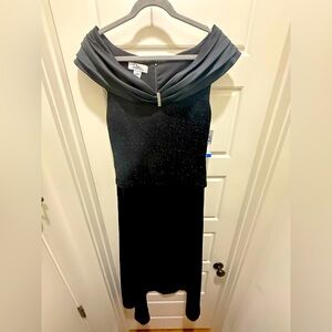 NWT. PATRA. Formal Evening Gown / Mother of the Bride. Black. Size 16.